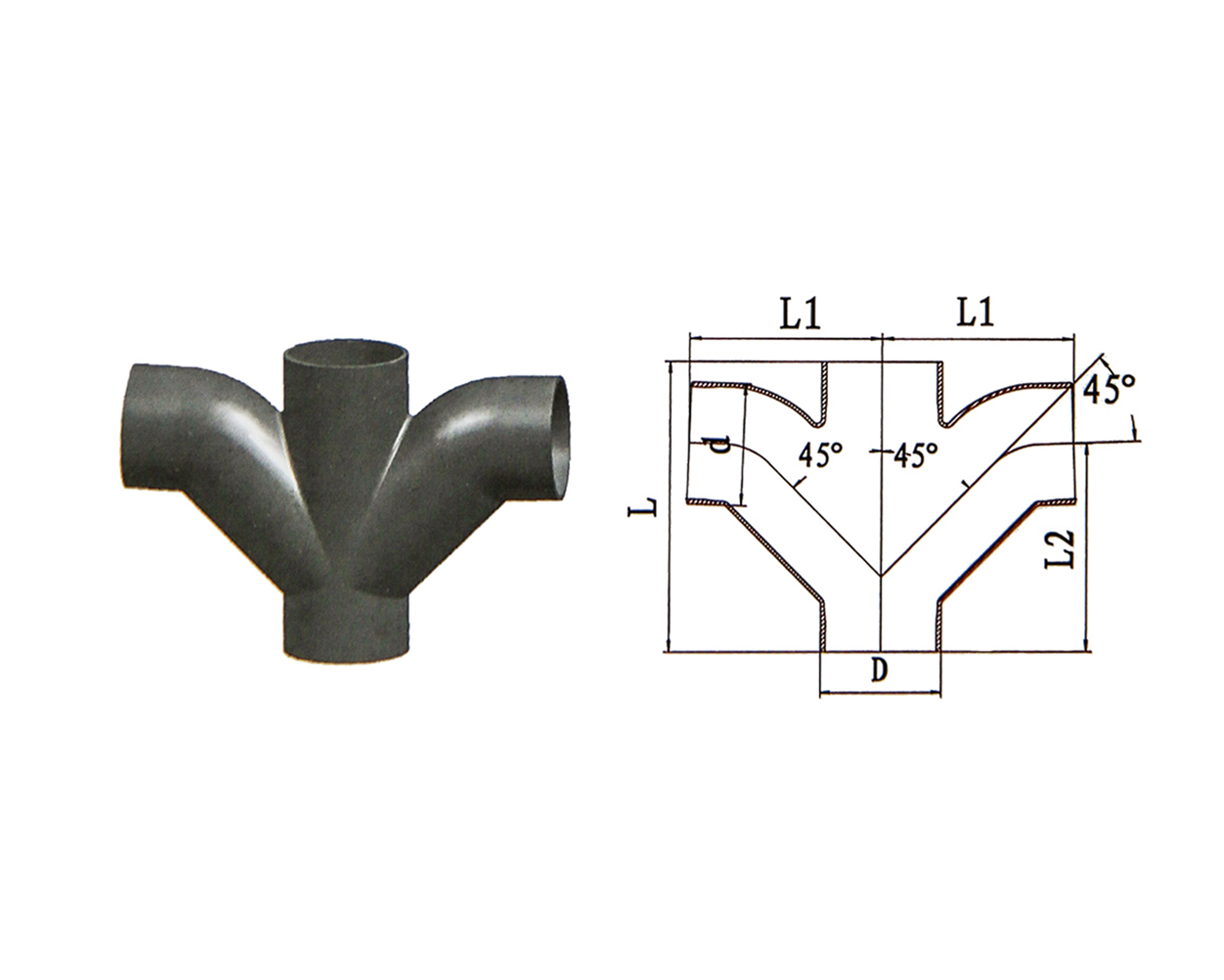 W1 TY-Type Cross product photograph and diagram