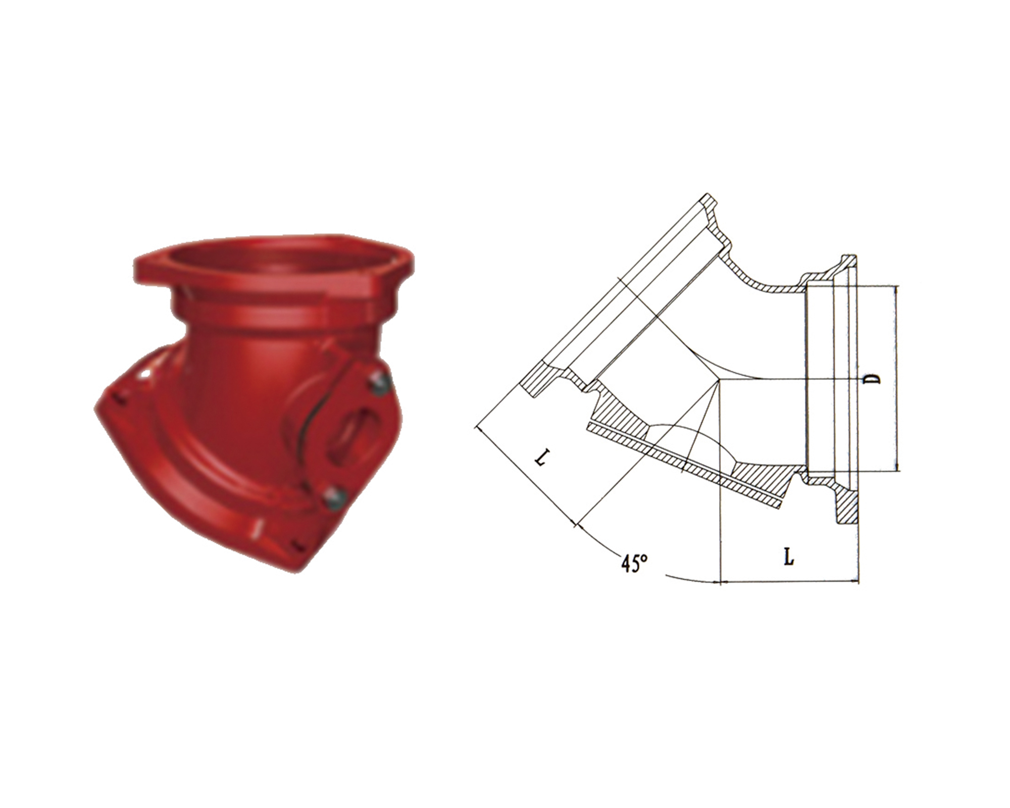 B-Type 45° Access Bend product view