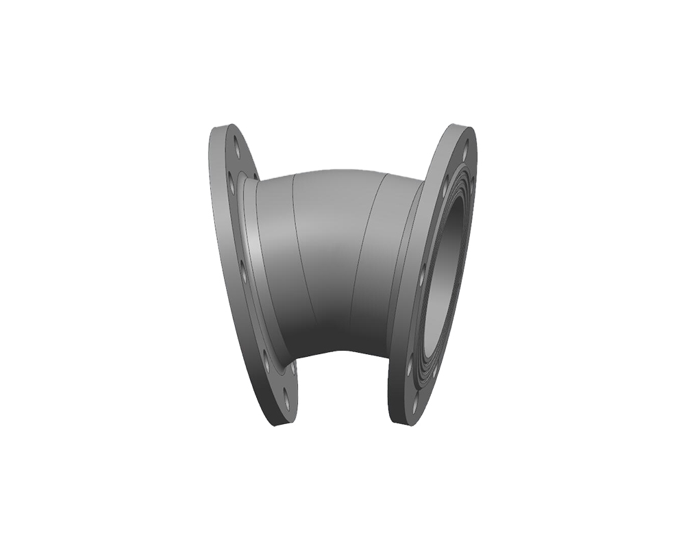 Double-Flanged 22.5° Bend product photograph