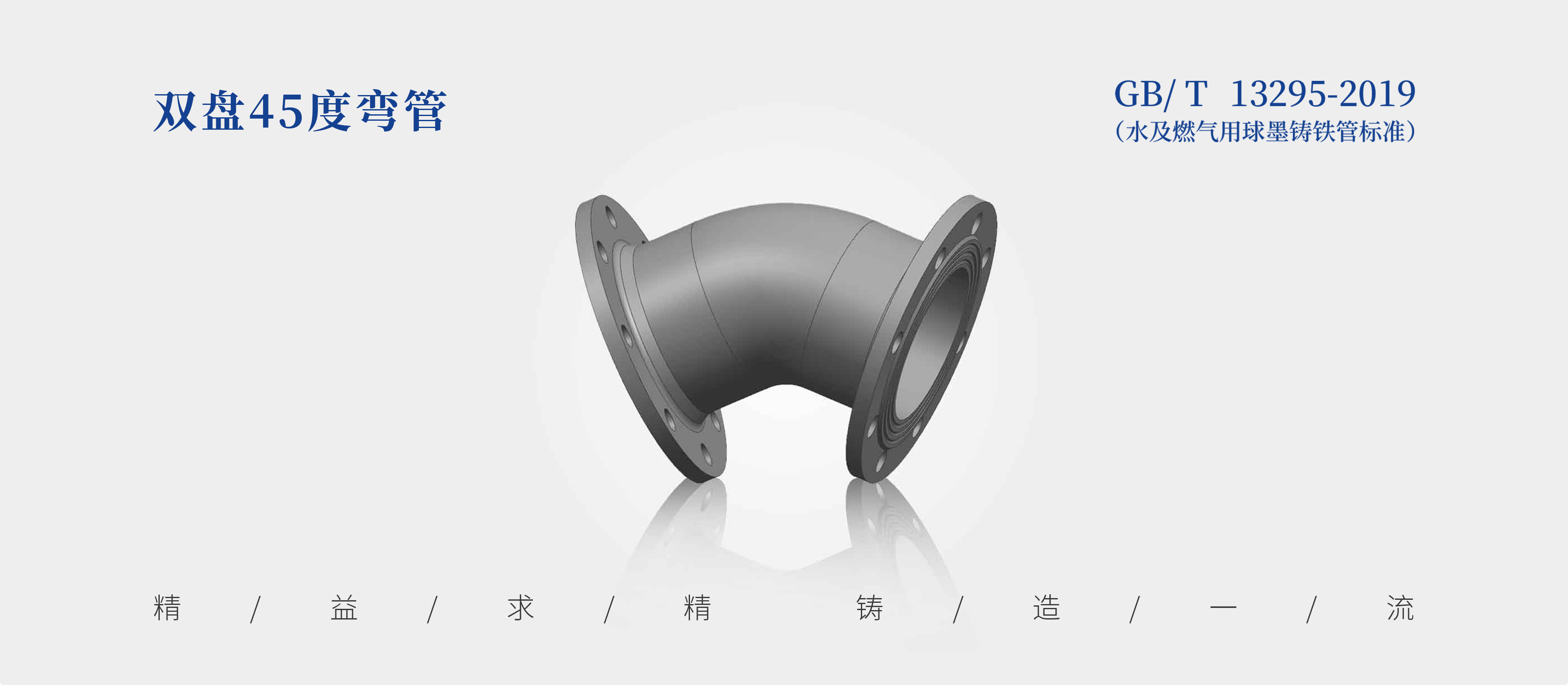 Double-Flanged 45° Bend product photograph