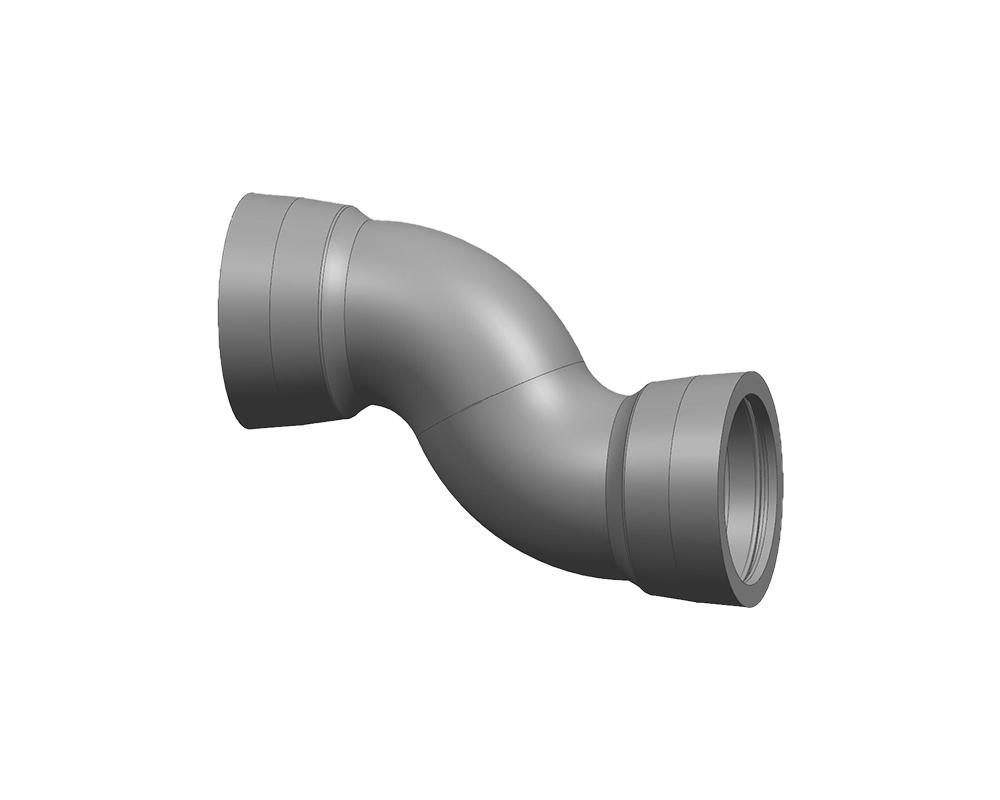 Double-Socket Offset Pipe photo 2