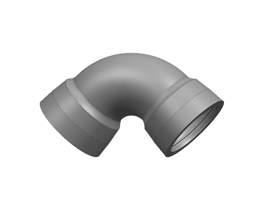 Double-Socket 90° Bend product photograph