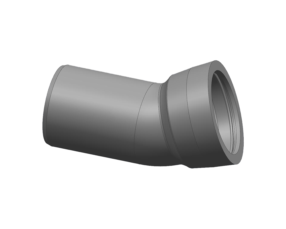 Socket-and-Spigot 22.5° Bend product photograph