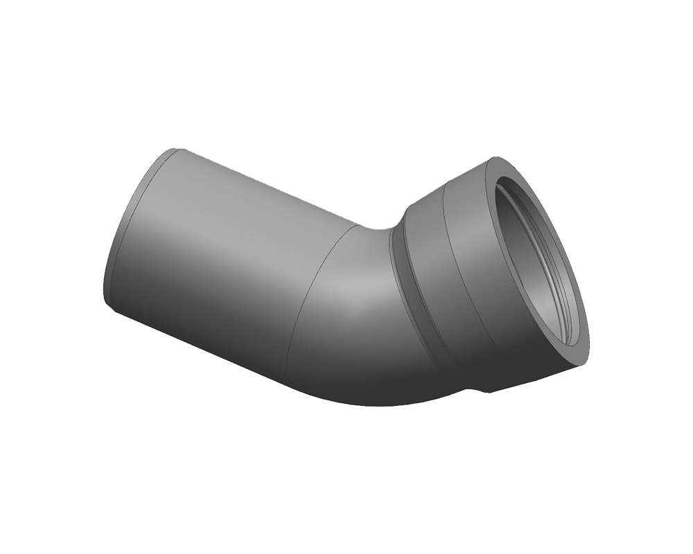 Socket-and-Spigot 45° Bend product photograph